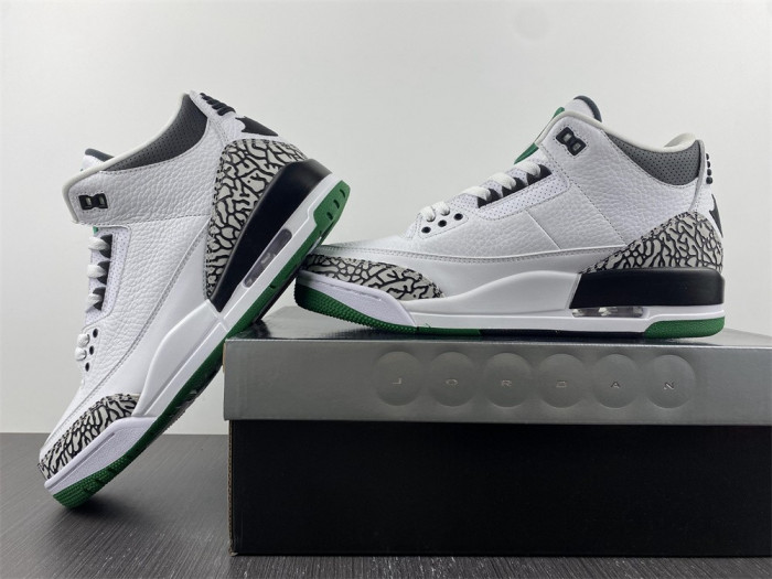 Air Jordan 3 Retro Oregon Ducks Pit Crew White - 594282233