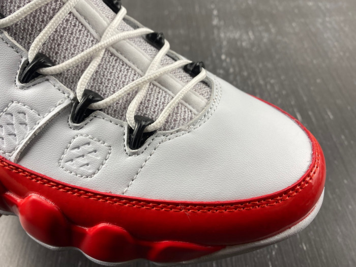 Air Jordan 9 Retro White Gym Red - 302370-160