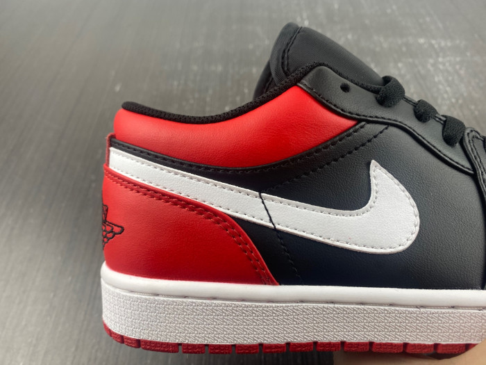 Air Jordan 1 Low "Bred Toe" 553558-066