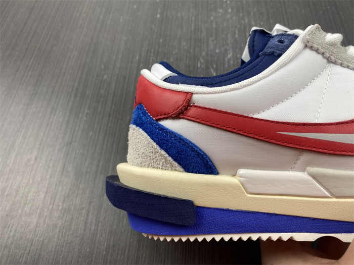 sacai x Nike Cortez 2022 White Red Blue DQ0581-100