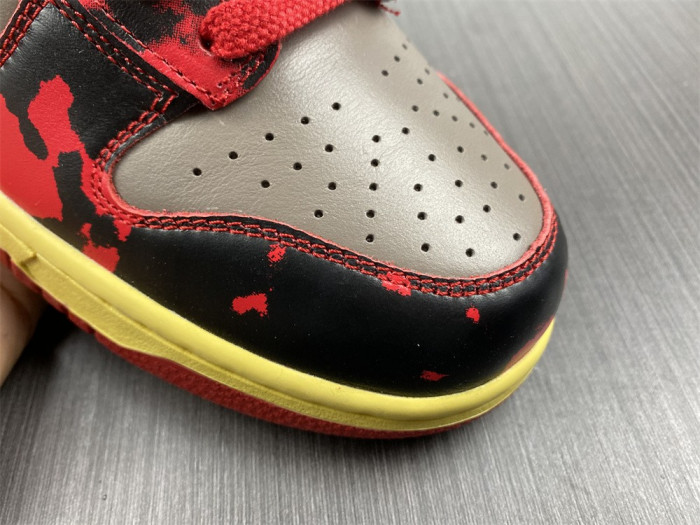 Nike Dunk High 1985 Red Acid Wash - DD9404-600