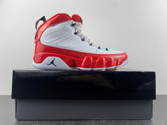 Air Jordan 9 Retro White Gym Red - 302370-160