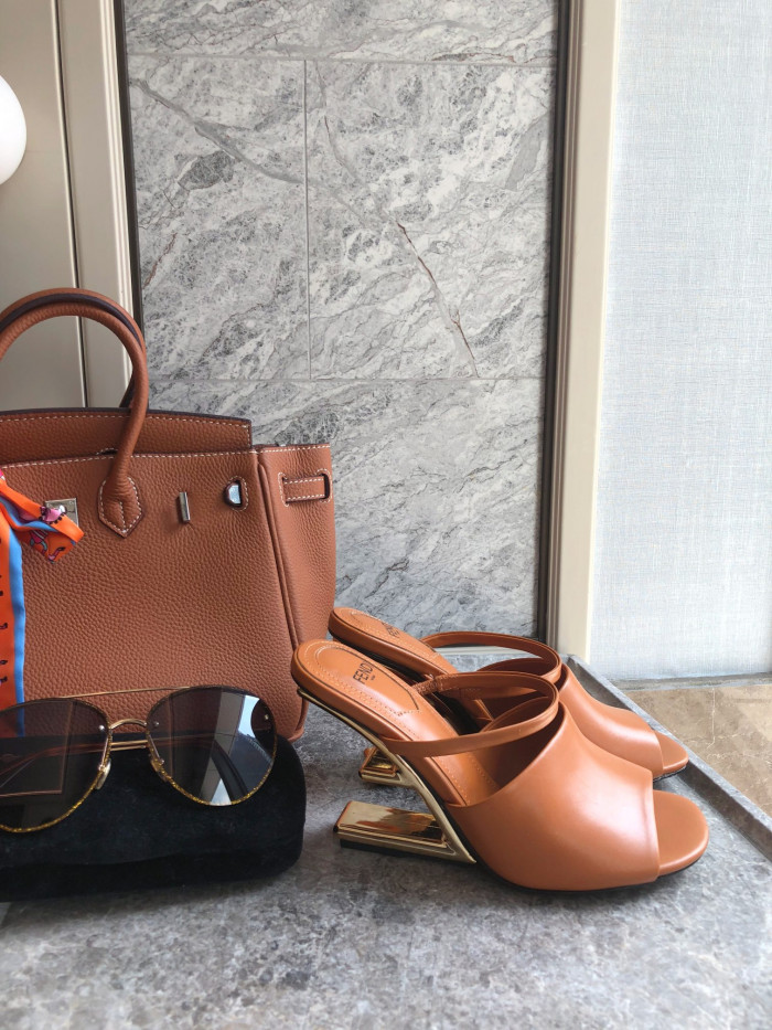 F**di high-heeled sandals