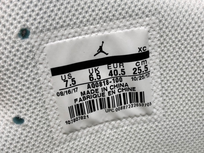 Air Jordan 1 White AQ0818-100