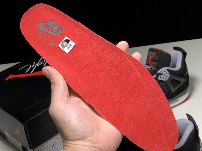 2019 Air Jordan 4 Retro OG Bred Black Cement 308497-060