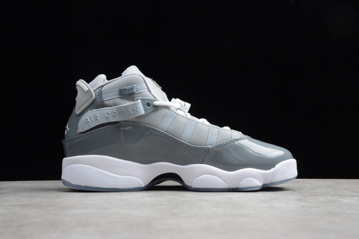 AIR JORDAN 6 RINGS COOL GREY WHITE 322992-015