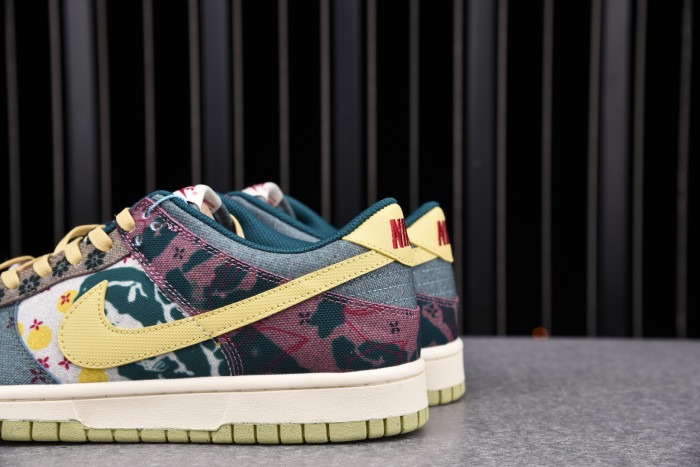 NIKE DUNK LOW LEMON WASH MULTI-COLOR CZ9747-900