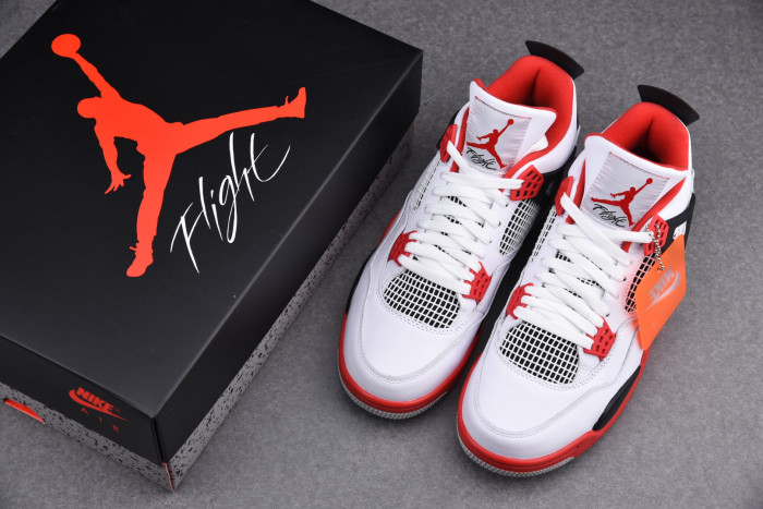 JORDAN 4 RETRO FIRE RED (2020) - DC7770-160