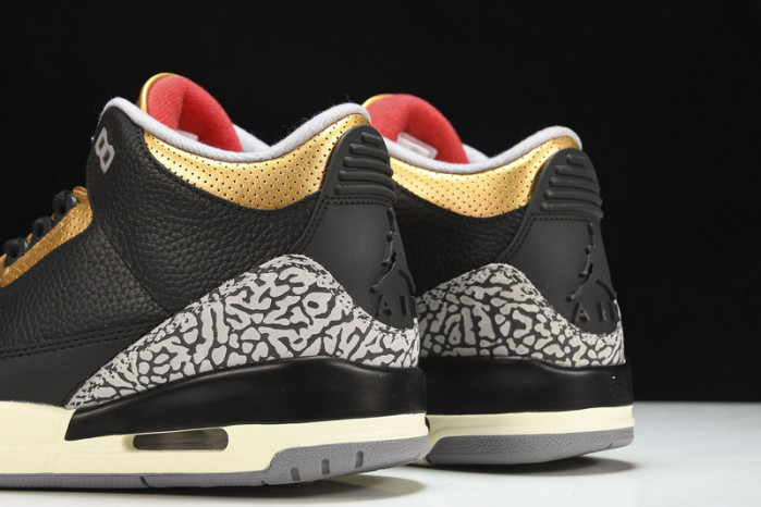 Air Jordan 3 WMNS Black Gold CK9246-067