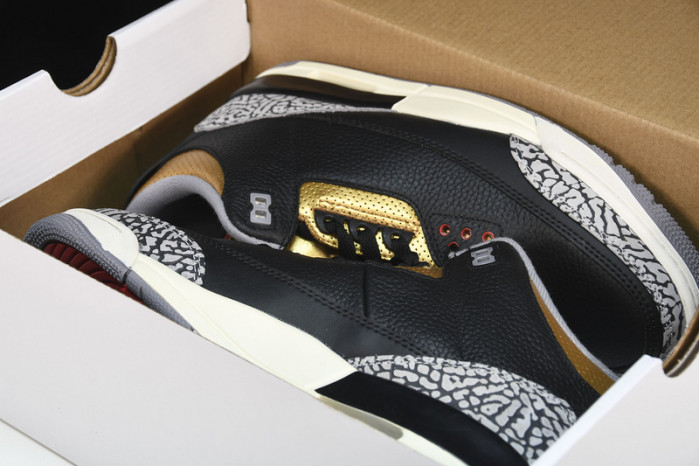 Air Jordan 3 WMNS Black Gold CK9246-067