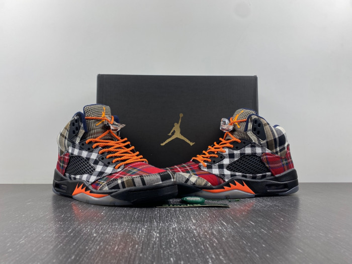 Air Jordan 5 Retro Plaid (GS)  - FD4814-008