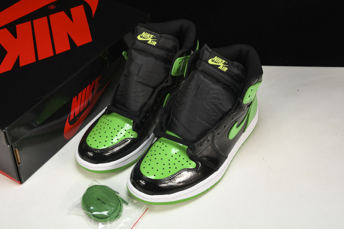 Air Jordan 1 Retro High Pine Green Black - 555088-030