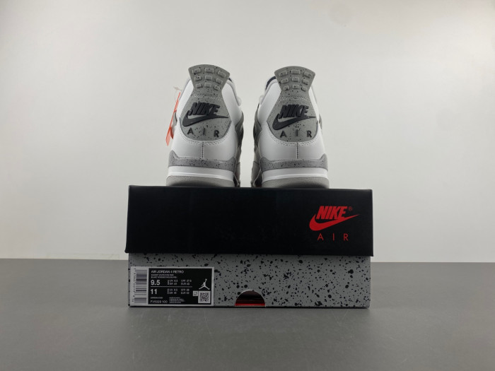 Air Jordan 4 "White Cement" 2025 FV5029-100