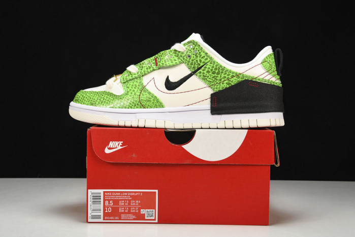 Nike Dunk Low Disrupt 2 Green Snakeskin DV1491-101
