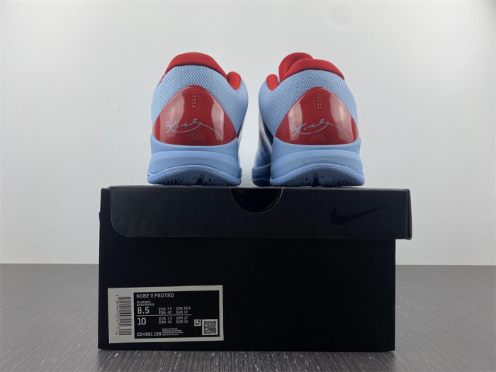 Nike Zoom Kobe 5 Blue Red Metallic Sliver CD4991-109