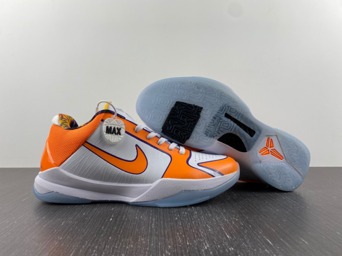 NIKE KOBE 5 PROTRO WHITE ORANGE CD4991-106