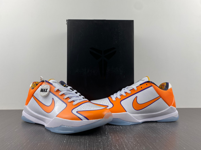 NIKE KOBE 5 PROTRO WHITE ORANGE CD4991-106