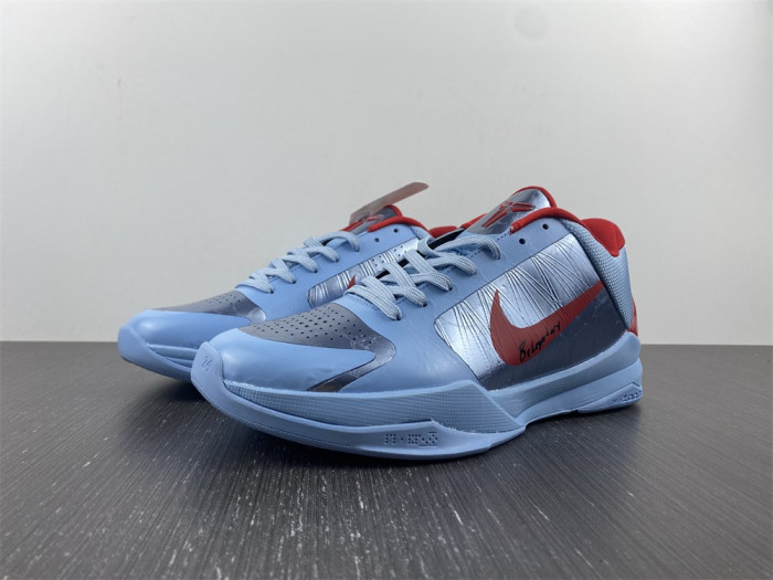 Nike Zoom Kobe 5 Blue Red Metallic Sliver CD4991-109