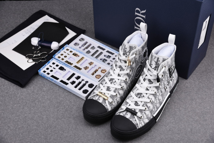 DIO* B23 OBLIQUE HIGH-TOP SNEAKER