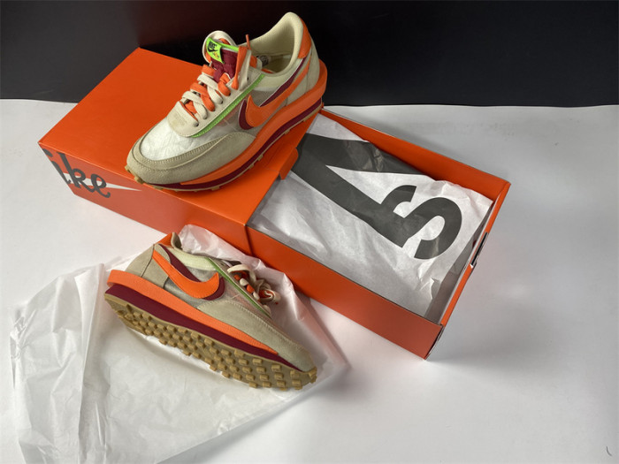 Nike LDWaffle CLOT sacai Net Orange Blaze - DH1347-100