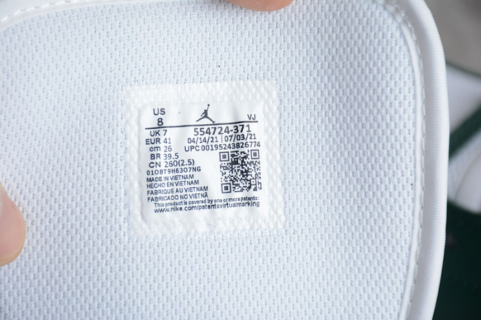 Air Jordan 1 Mid Green Yellow 554724-371