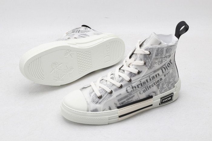 DIO* B23 OBLIQUE HIGH-TOP SNEAKER