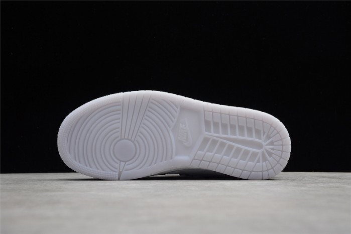 Air Jordan 1 Mid Wolf Grey Aluminum (W) - BQ6472-105