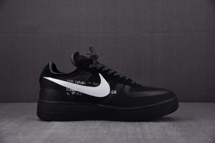 OW Nike Air Force 1 Low Black AO4606-001