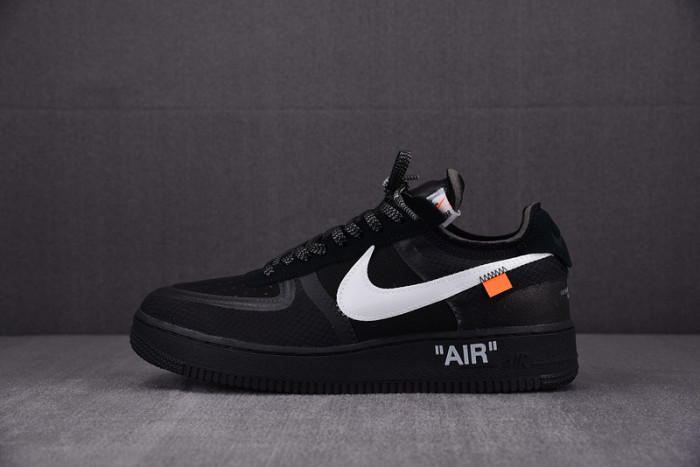 OW Nike Air Force 1 Low Black AO4606-001