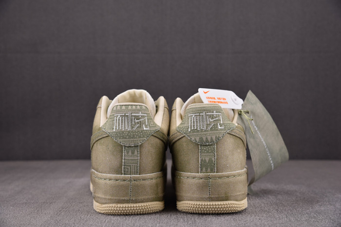 NIKE AIR FORCE 1 LOW NAI-KE OLIVE CANVAS DV4246-333
