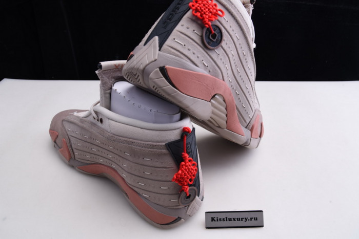 Clot Air Jordan 14 Low Sepia Stone DC9857-200