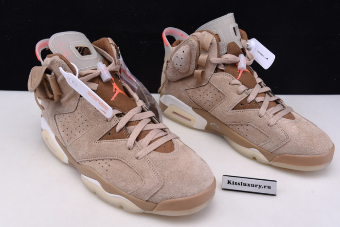 JORDAN 6 RETRO TRAVIS SCOTT BRITISH KHAKI - DH0690-200