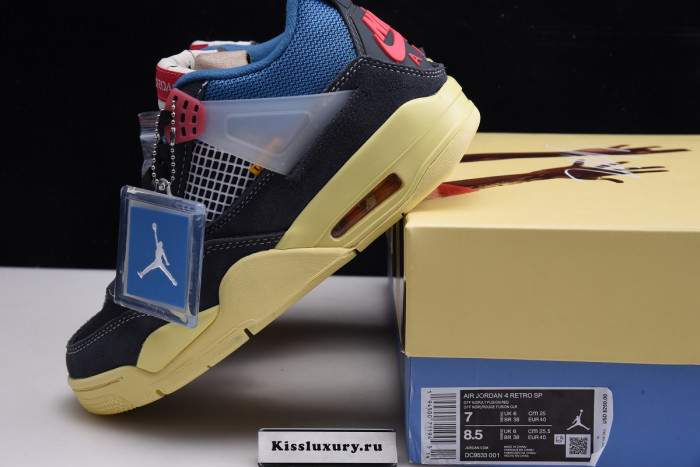 JORDAN 4 RETRO UNION OFF NOIR - DC9533-001