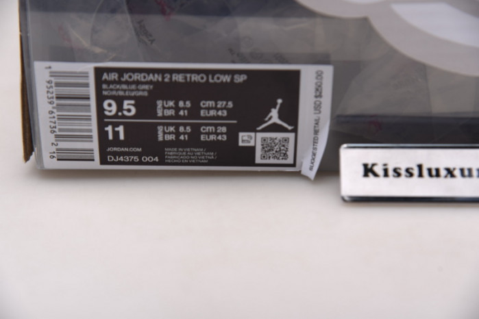 Air Jordan 2 Low Black DJ4375-004