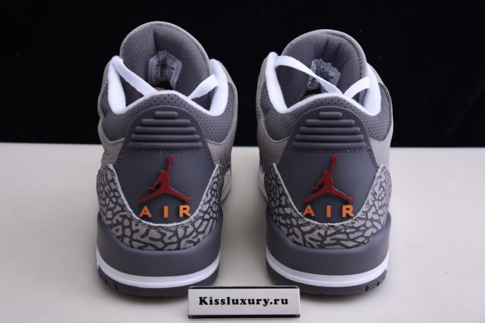 AIR JORDAN 3 RETRO ``COOL GRAY
