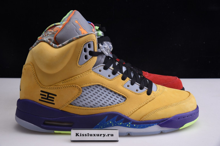 AIR JORDAN 5 SOLAR ORANGE WHAT THE CZ5725-700