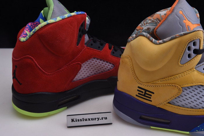 AIR JORDAN 5 SOLAR ORANGE WHAT THE CZ5725-700