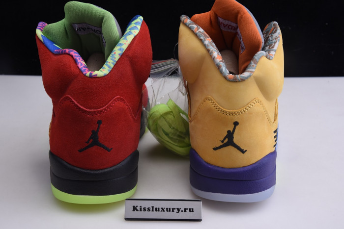AIR JORDAN 5 SOLAR ORANGE WHAT THE CZ5725-700