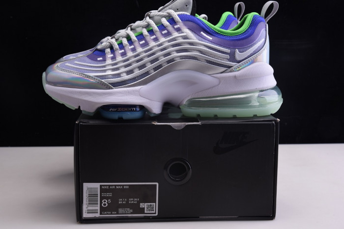 NIKE AIR MAX ZOOM 950 WHITE PURPLE GREEN CJ6700-004