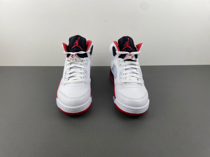 Air Jordan 5 Fire Red Black Tongue 2025 HQ7978-101