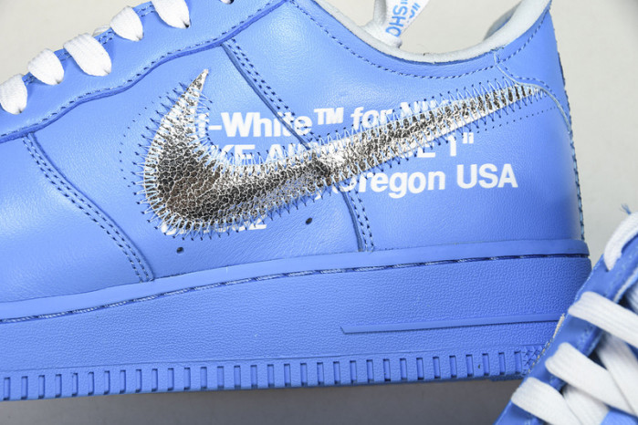 NIKE AIR FORCE 1 LOW OW MCA UNIVERSITY BLUE CI1173-400