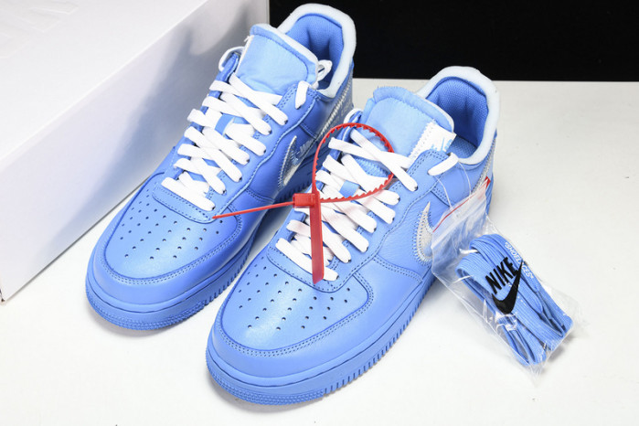 NIKE AIR FORCE 1 LOW OW MCA UNIVERSITY BLUE CI1173-400