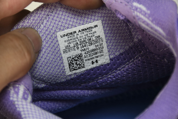 UNDER ARMOUR CURRY 4 FLOTRO VIVID LILAC 3024861-500