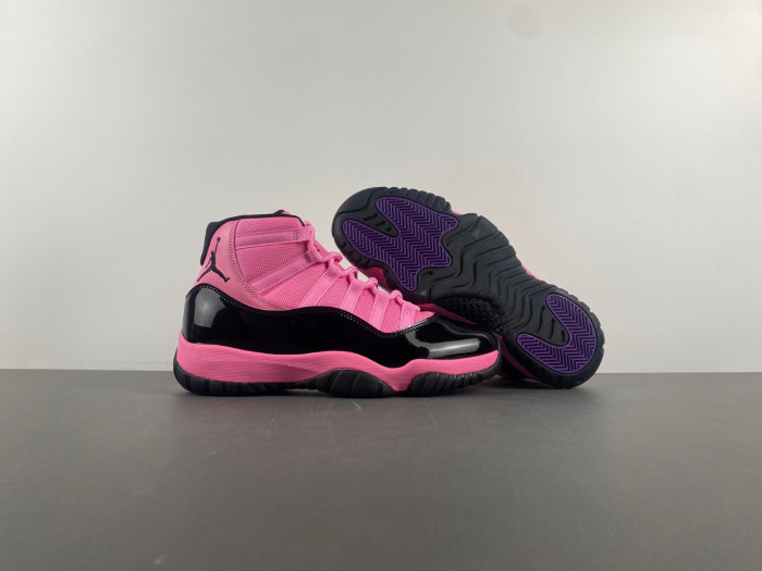 Air Jordan 11 Custom “Pink and Black” CT8012 500