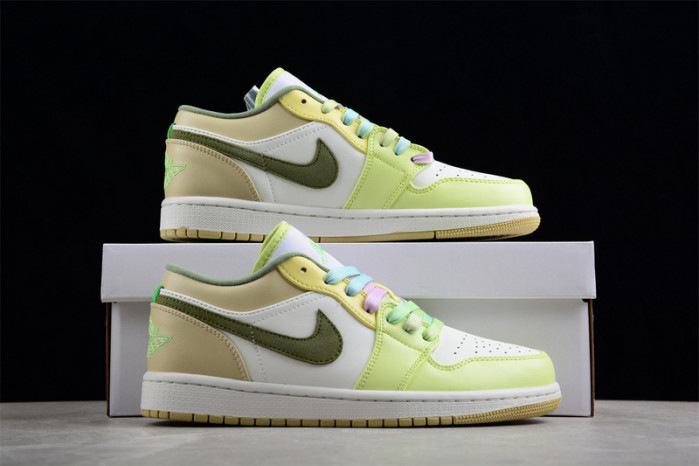 Jordan 1 Low Sail White Oil Green  - FD9906-131