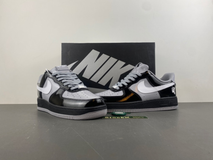 Nike Air Force 1 Low Syna Central Cee Black White Smoke Grey IO9974-010