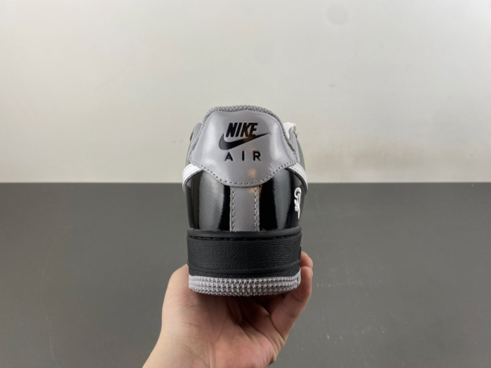 Nike Air Force 1 Low Syna Central Cee Black White Smoke Grey IO9974-010
