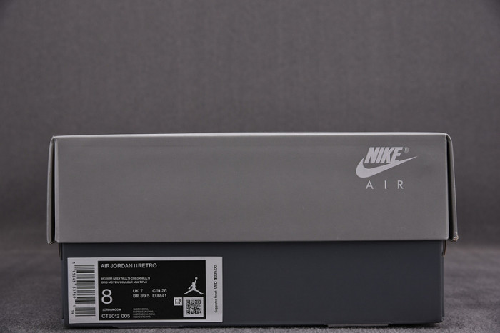 AIR JORDAN 11 RETRO COOL GREY 2021 CT8012-005