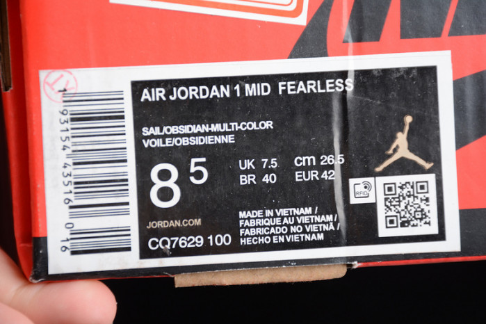 Melody Ehsani Air Jordan 1 Mid Fearless CQ7629-100