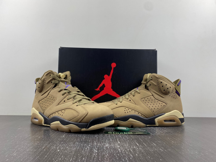 Air Jordan 6 WMNS Gore-Tex "Brown Kelp" FD1643-300